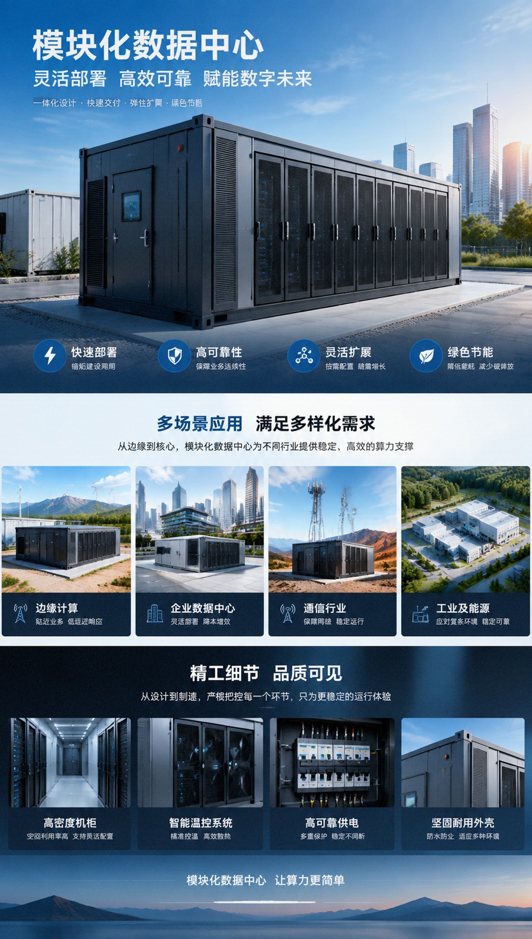大理微模块机房冷通道微模块